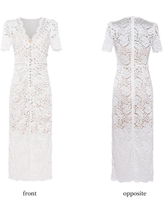 Summer Lace Long Dress