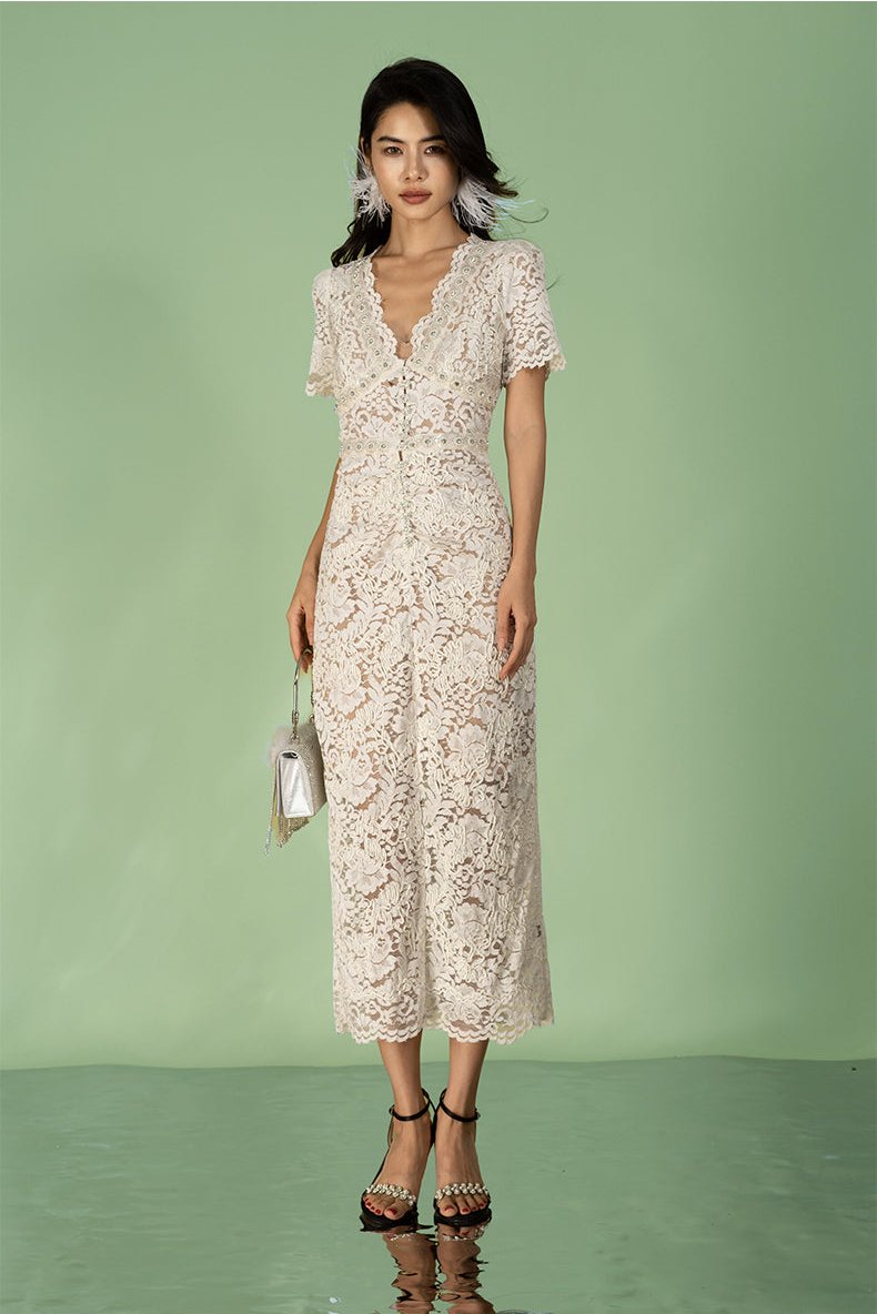Summer Lace Long Dress