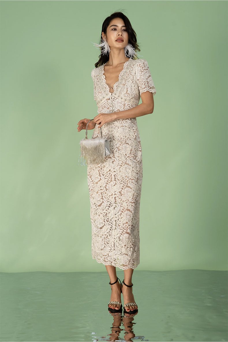Summer Lace Long Dress