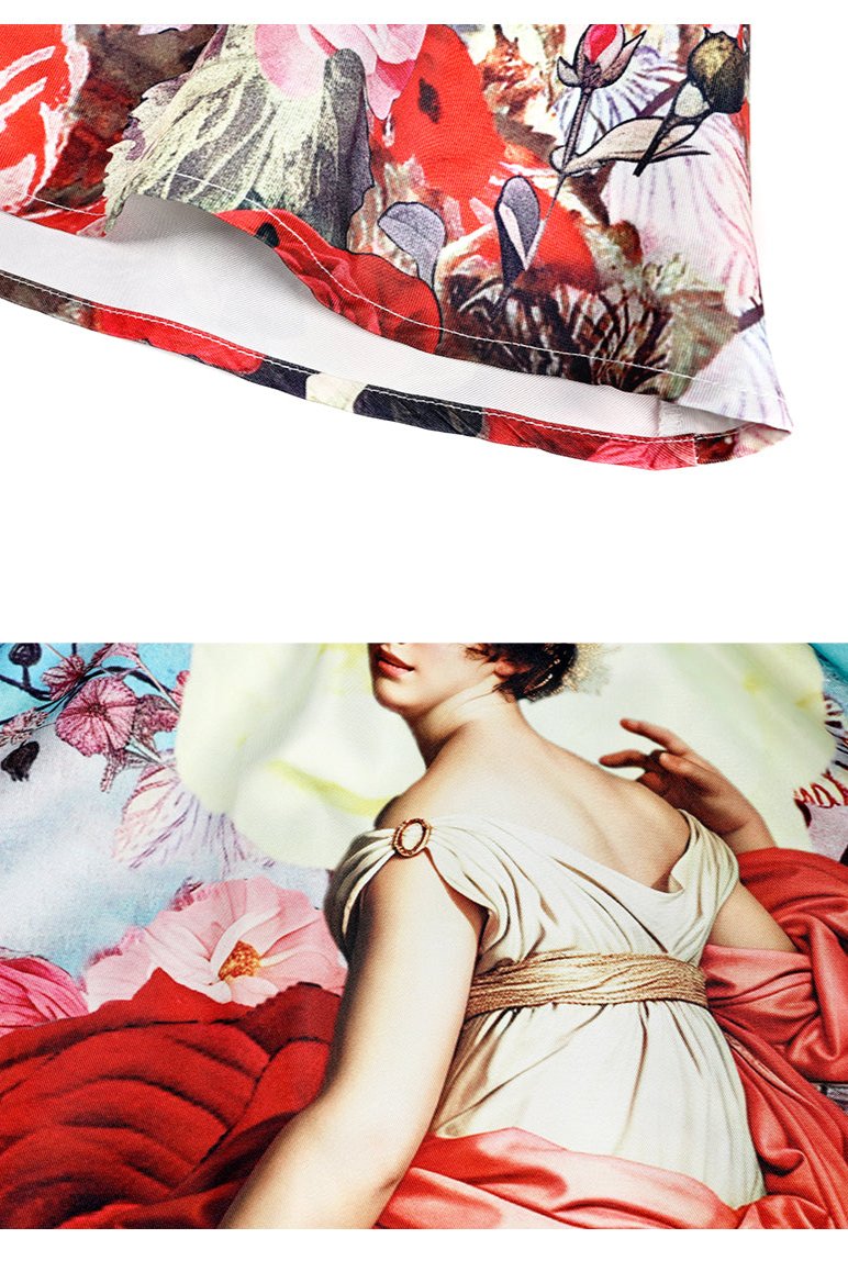 New fashionable printed skirt for autumn