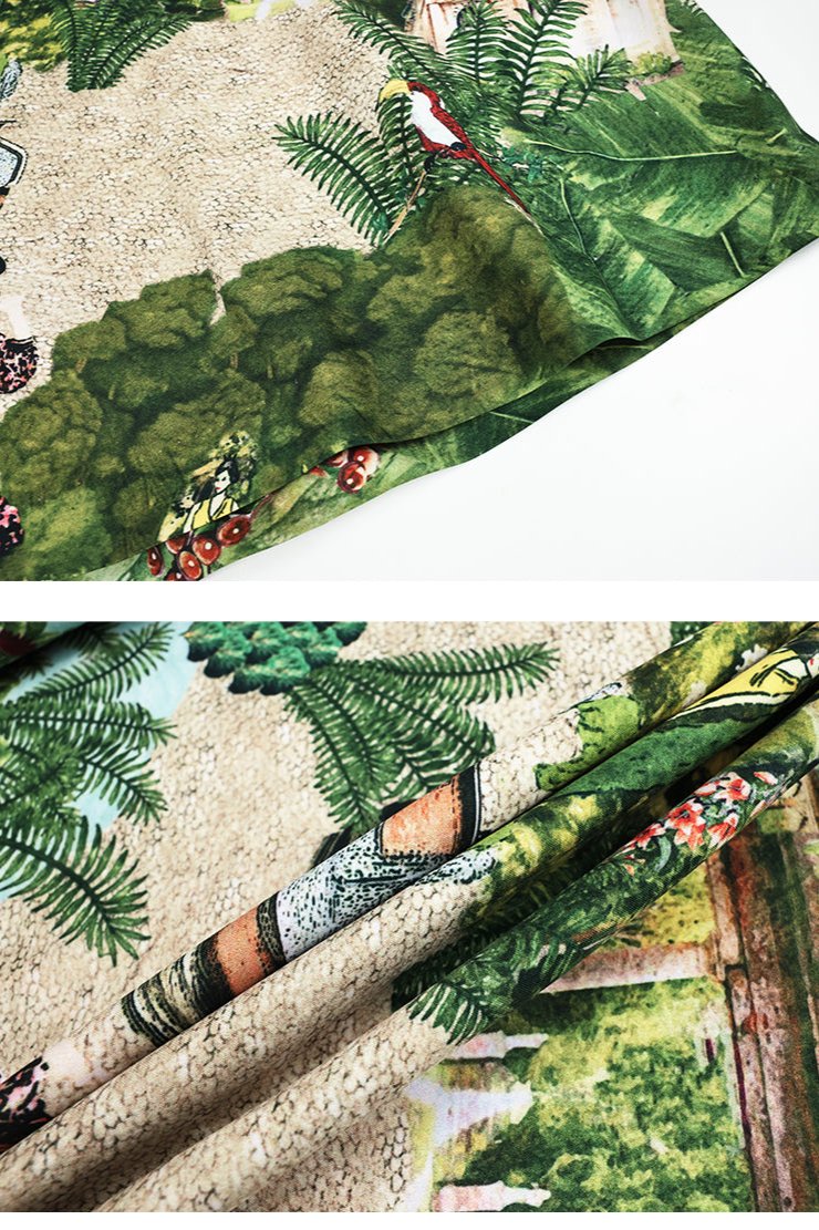 Resort style floral skirt