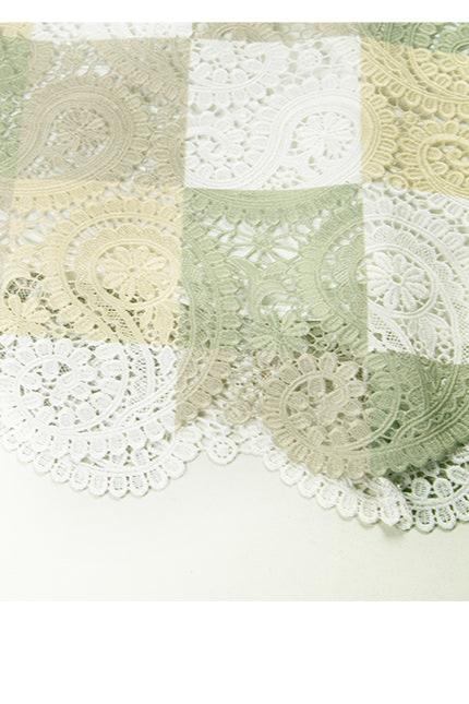 High-waisted versatile elegant lace skirt