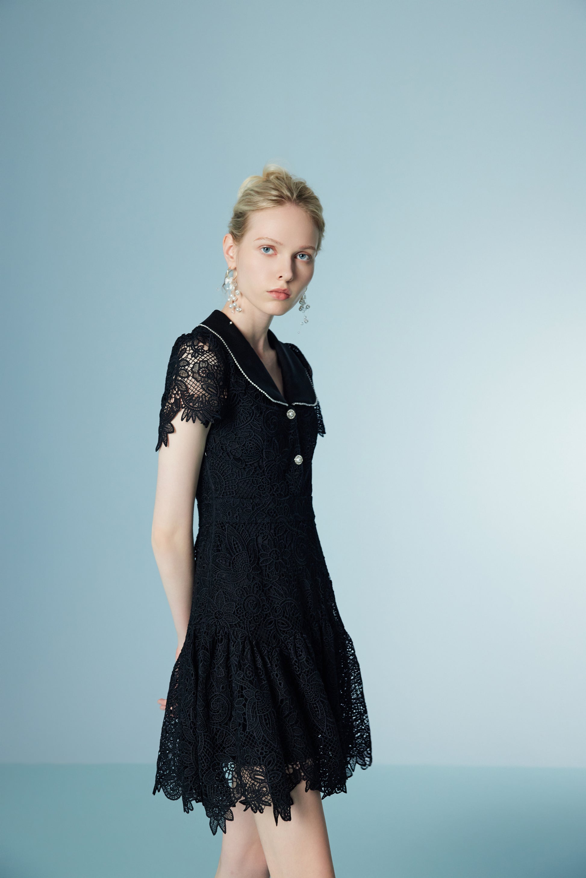 LACE PATCHWORK DRESS