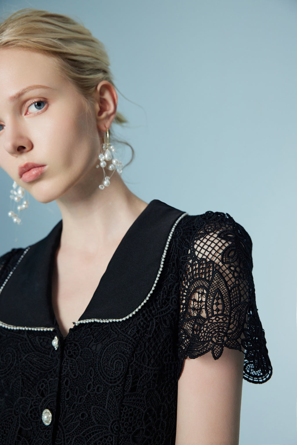 LACE PATCHWORK DRESS
