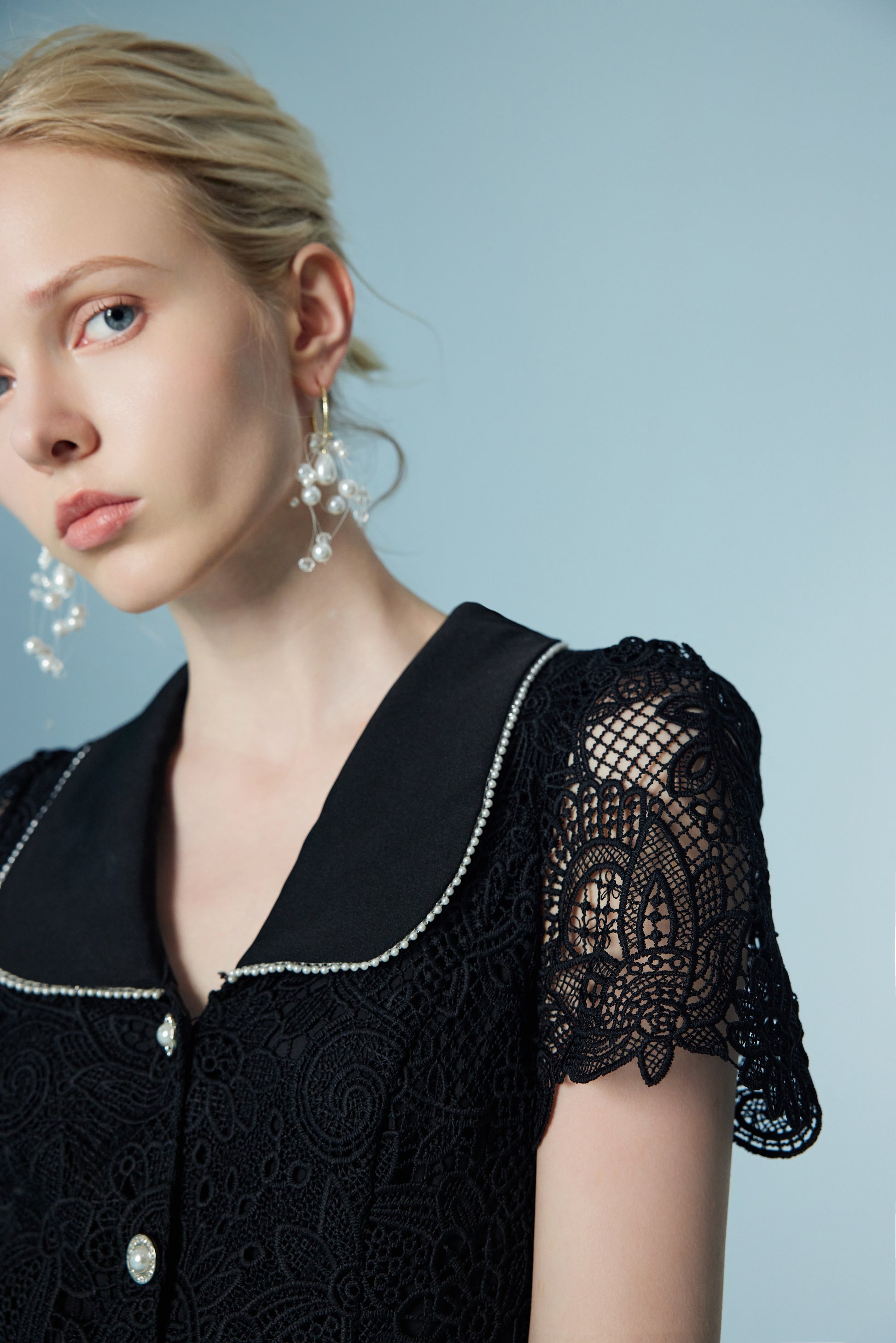 LACE PATCHWORK DRESS