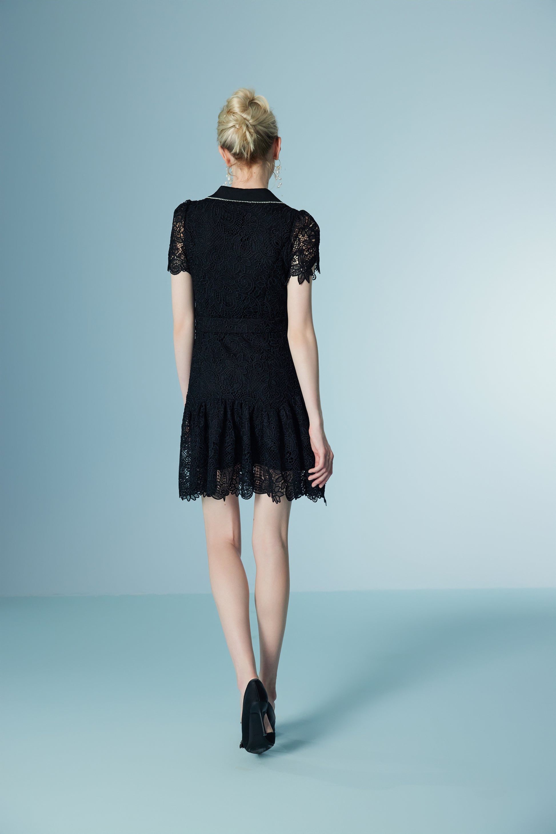 LACE PATCHWORK DRESS