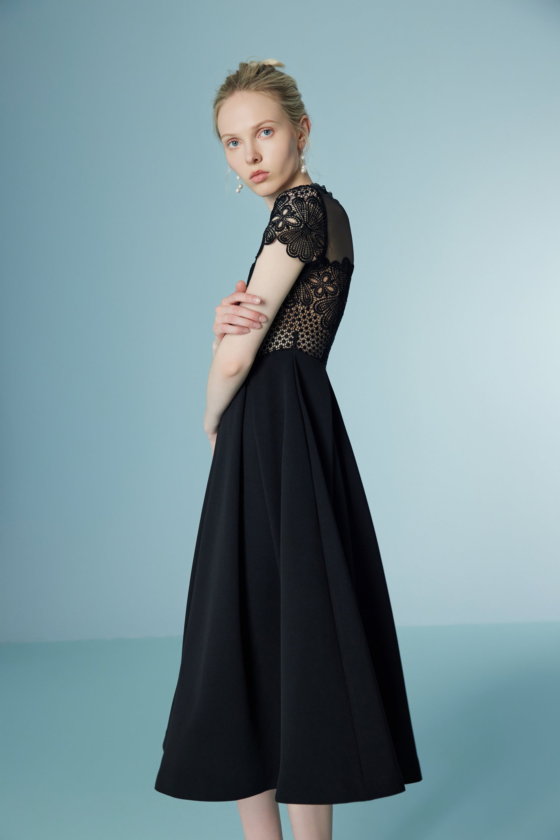 Wispy Lace Maxi Dress