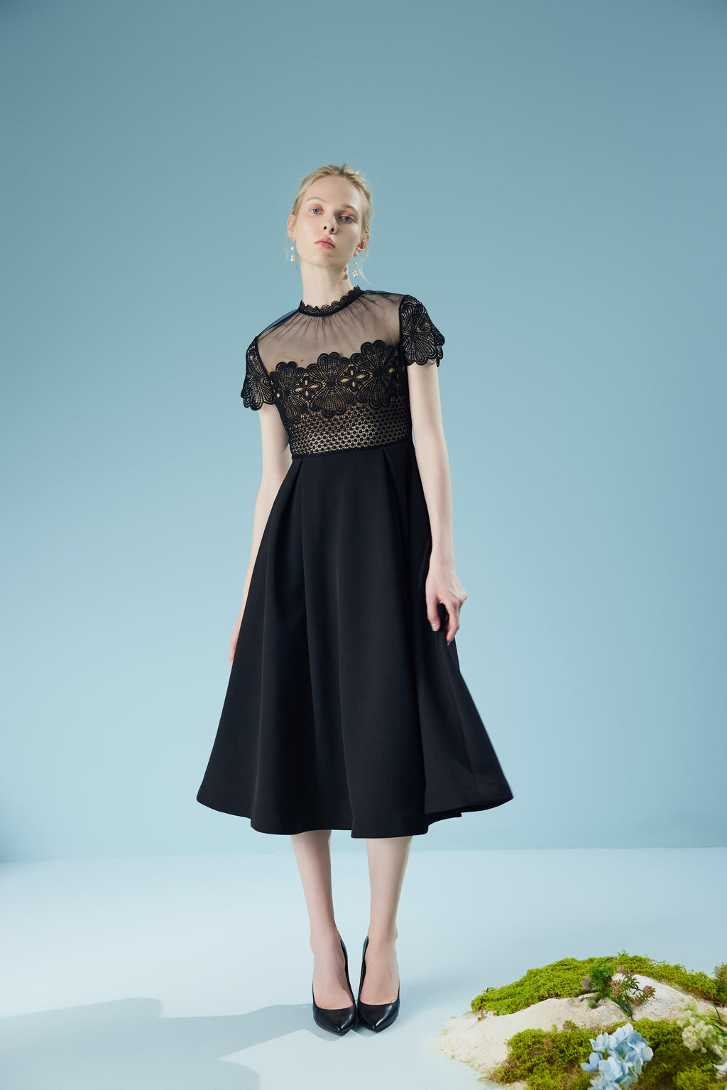 Wispy Lace Maxi Dress