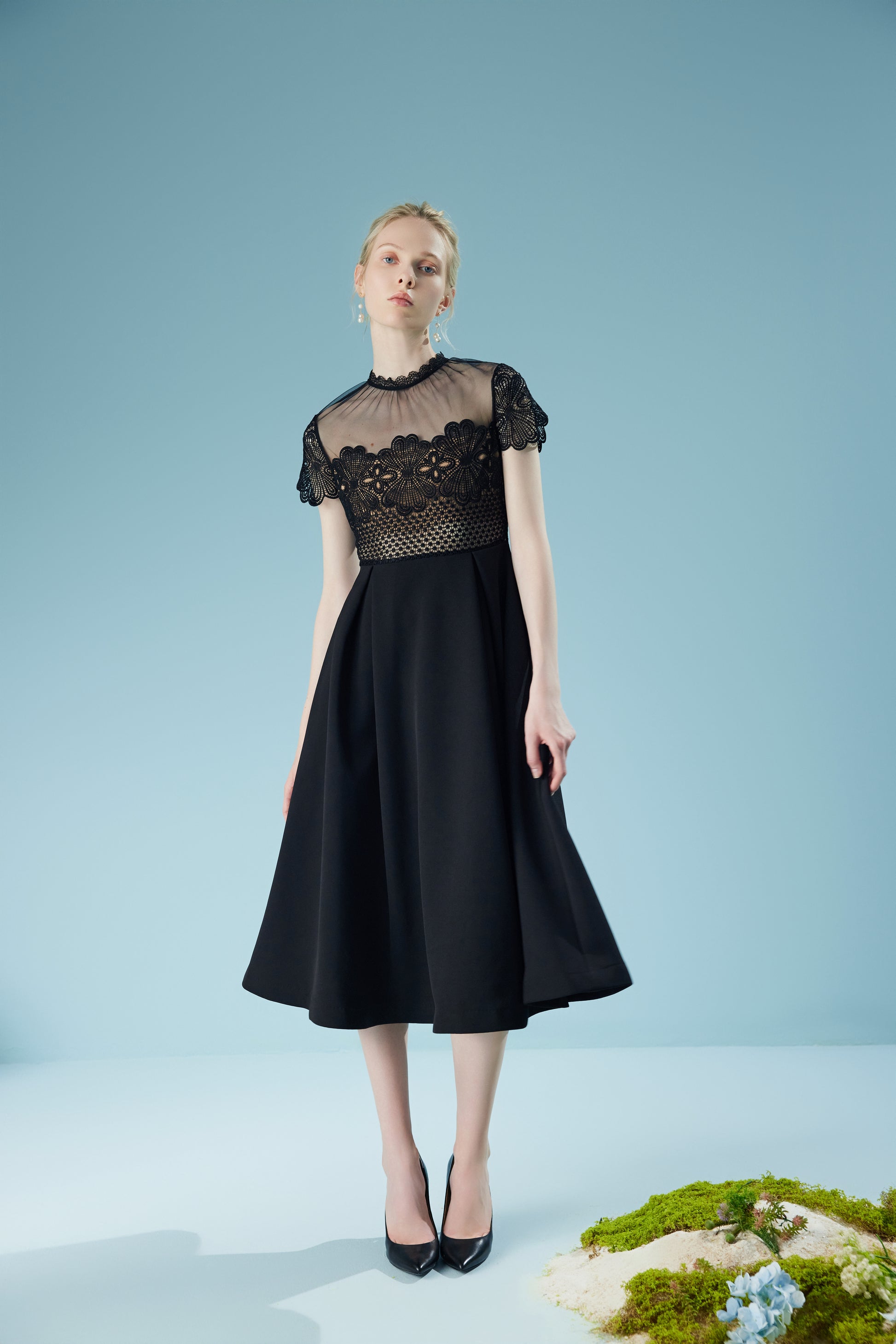 Wispy Lace Maxi Dress