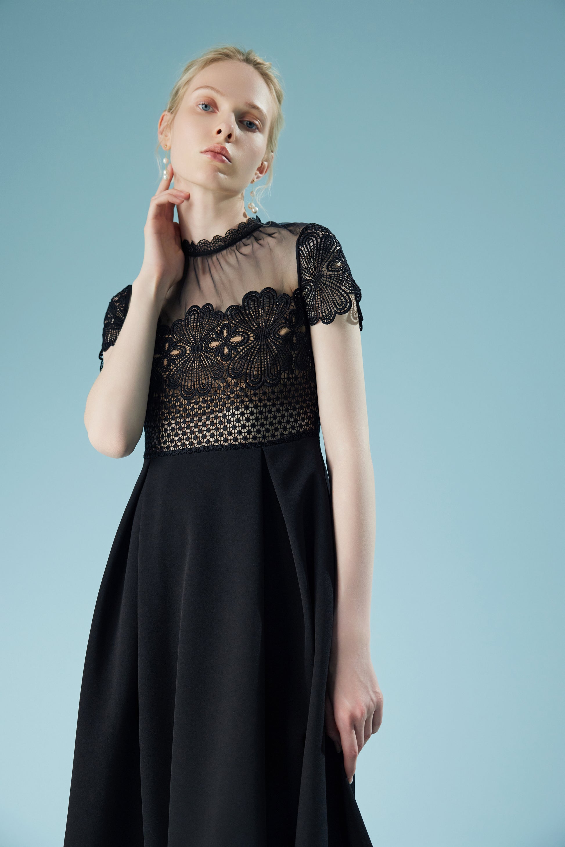 Wispy Lace Maxi Dress